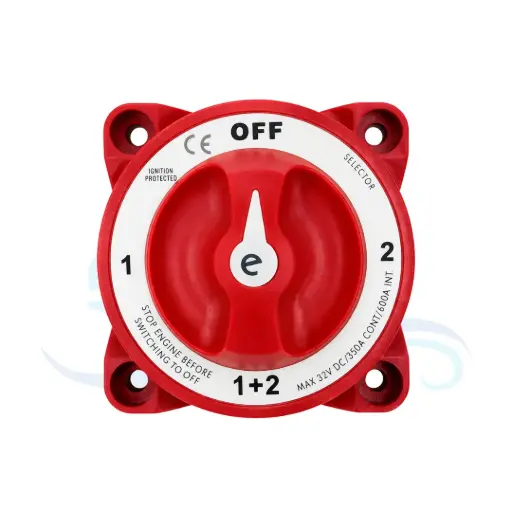 [SF52241-9] SUNFINE BATTERY SWITCH 1 - 2 - 1+2 - OFF WITH AFD MAX 32V DC 350A MAX 600A