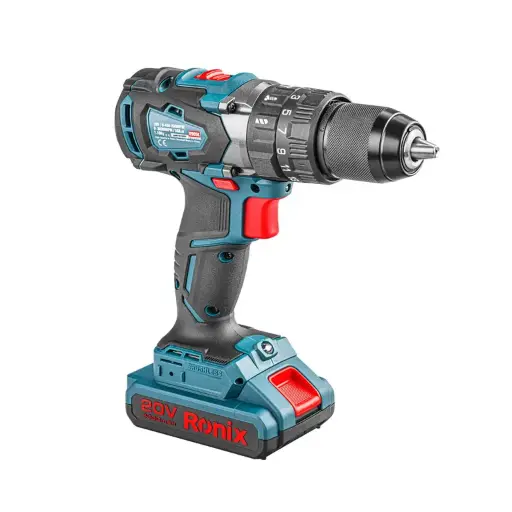 [RNX-8905K] RONIX 20V CORDLESS BRUSHLESS IMPACT DRILL 2 SPEED 13MM 55NM INCLUDING X2 BATTERIES