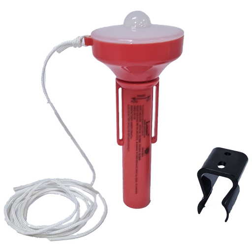 [LNK-LB-02B] LONAKO RED ALKALINE BATTERY LIFEBUOY LIGHT SOLAS / MED CERTIFIED BATTERIES NOT INCLUDED (X2 AA BATTERIES)