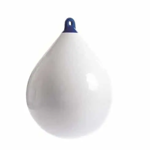 [MAJ-1071] MAJONI A5 SOLID HEAD BUOY BALL FENDER WHITE DIAMETER 65CM X 88CM