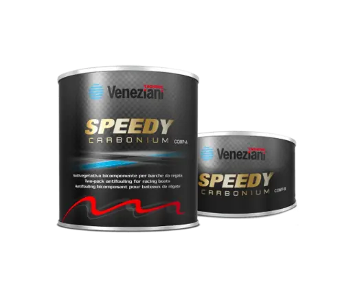 [VEN-6432.712-0.75L] VENEZIANI SPEEDY CARBONIUM  ANTIFOULING PAINT KIT GREY 750ML