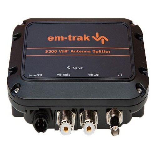 [EMT-413-0060] EM-TRAK S300 AIS ANTENNA SPLITTER FOR VHF RADIO PAIRING