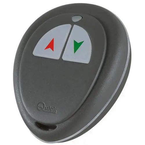 [QUI-FRRRCP020000B00] QUICK 2 BUTTON RADIO TRANSMITTER RRC RADIO REMOTE CONTROL GEN 434MHZ 2 BUTTON
