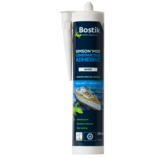 [BOS-30131950] BOSTIK MSR CONSTRUCTION ADHESIVE SSKF WHITE 290ML/C12 CARTRIDGE