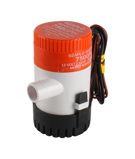 [SEA-SFBP1-G750-01] SEAFLO BILGE PUMP 12V 750 GPH 47 LPM