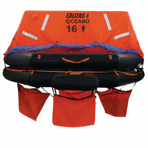 [LAL-79872] LALIZAS LIFERAFT SOLAS OCEANO THROW-OVERBOARD TYPE 16 PERSON CANISTER (A)