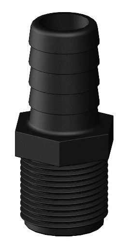 [TRU-90263] TRUDESIGN TAIL 25MM 1" BSP MALE LONG THREAD