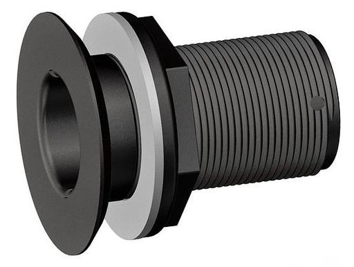 [TRU-90677] TRUDESIGN 3/4" BSP THRU HULL SKIN FITTING THRU HULL RECESSED BLACK