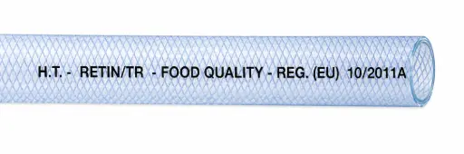 [HTH-TPRSL001016022] HT HOSES RETIN/TR - Ø 16MM X 22MM NETTED PVC FOOD QUALITY HOSE PIPE 