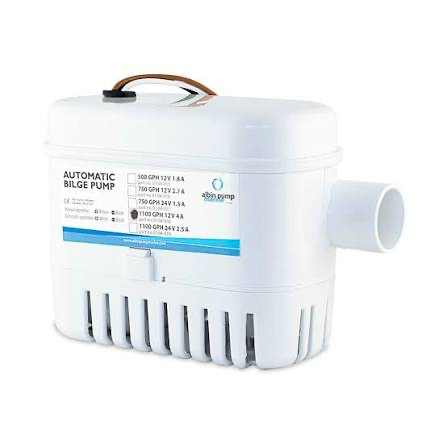 [ALB-01-04-019] ALBIN AUTOMATIC BILGE PUMP 1100GPH 24V