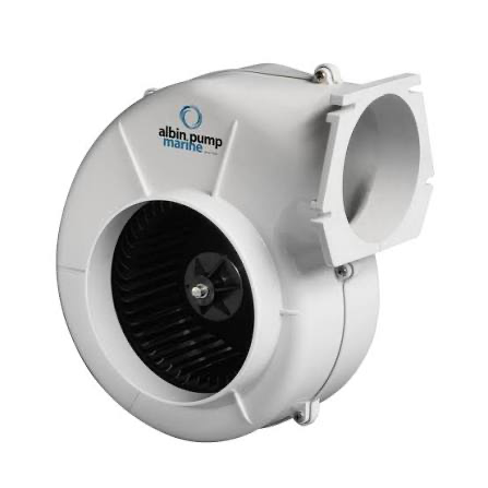 [ALB-10-02-003] ALBIN MARINE AIR BLOWER 500 FLANGE 12V