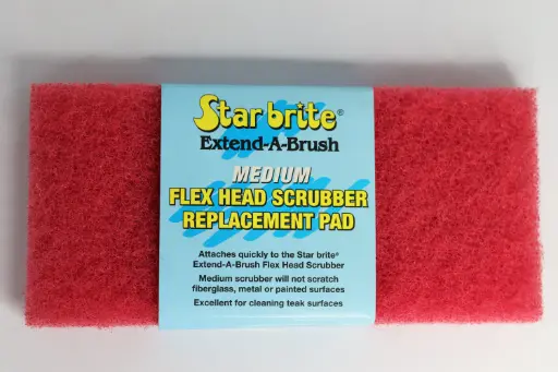 [STA-40126] STARBRITE FLEXI HEAD REPLACEMENT PAD MEDIUM RED