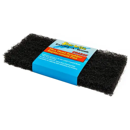 [STA-40127] STARBRITE FLEXI HEAD REPLACEMENT PAD COARSE BLACK
