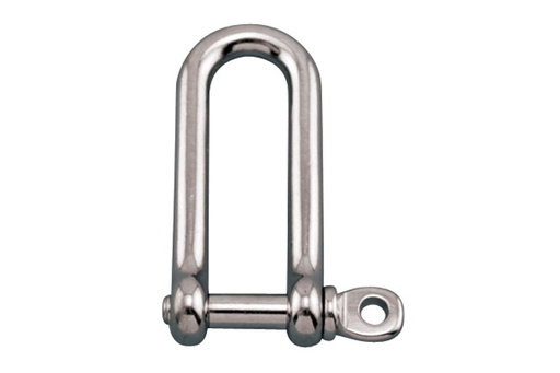 [SUM-SM01716] LONG DEE SHACKLE WITH CAPTIVE PIN STAINLESS STEEL 316 16MM