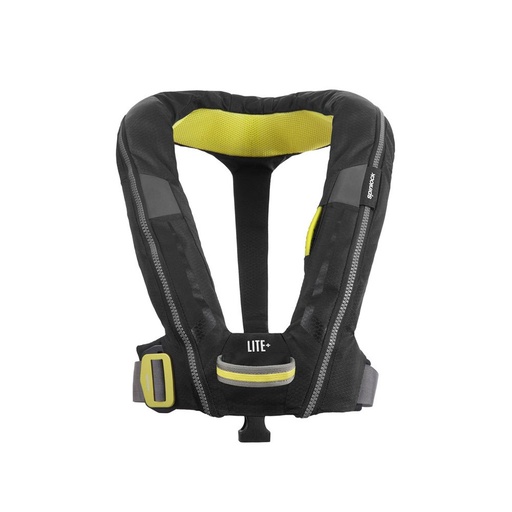 [SPI-DW-LTH/A] SPINLOCK DECKVEST LITE+ 170N INFLATABLE LIFE JACKET - BLACK WITH INTEGRATED DECK SAFETY HARNESS