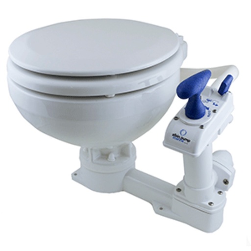 [ALB-07-01-003] MARINE TOILET MANUAL COMPACT LOW