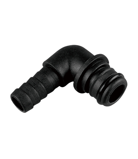 [SEA-41F001] SEAFLO 90° ELBOW 3/4" QA - 1/2" TAIL