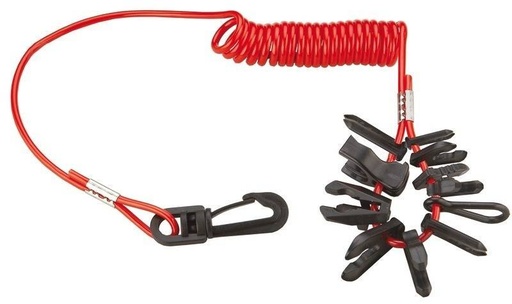 [OSC-14.203.10] SAFETY KEY KIT FOR OUTBOARD ENGINES KILL CORD 