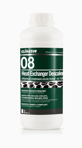 [CLI-08_1L] CLINAZUR DESCALER FOR CONDENSERS AND CLOSED CIRCUITS 1L