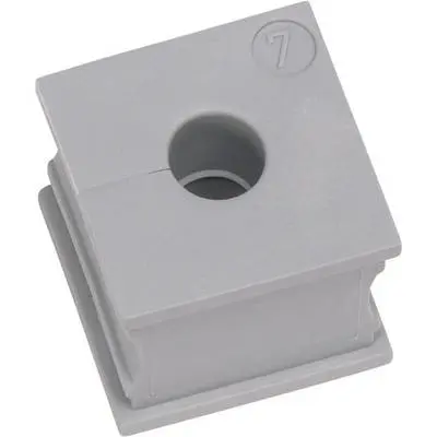 [ICO-41205] ICOTEK KT 5 GREY SLOTTED CABLE GROMMET FOR CABLES 5-6MM DIAMETER