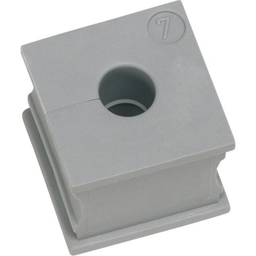 [ICO-41204] ICOTEK KT 4 GREY SLOTTED CABLE GROMMET FOR CABLES 4-5MM DIAMETER