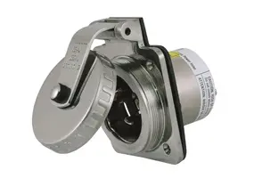 [HUB-HBL332SSX] HUBBELL SHORE POWER WALL MOUNT SOCKET INLET MALE 32A