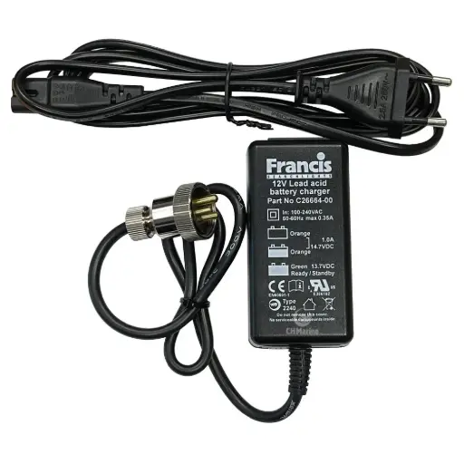 [FRA-C26664-01] FRANCIS 12V LEAD ACID BATTERY CHARGER 