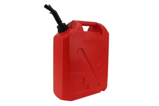 [CHO-LD-YG-P03] PLASTIC JERRYCAN TANK 20L RED INCLUDING NOZZLE WITH INTEGRATED VALVE