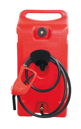 [CHO-LD-YG-P95] MARINE RED PETROL TANK INCLUDING WHEELS PIPE AND DISPENSER 95L